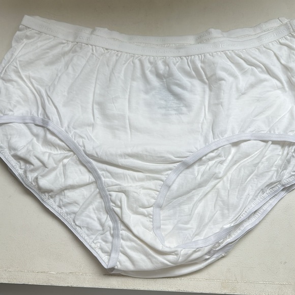 White Cotton Panties size 2X. Two pack of 5 = 10 pair - Picture 3 of 6